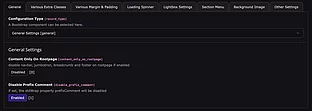 General Settings