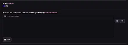 Collapsible Elemente