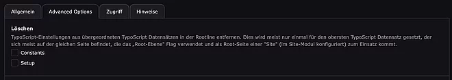 TypoScript Datensatz bearbeiten