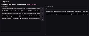 Include static Page TSconfig (from extensions)