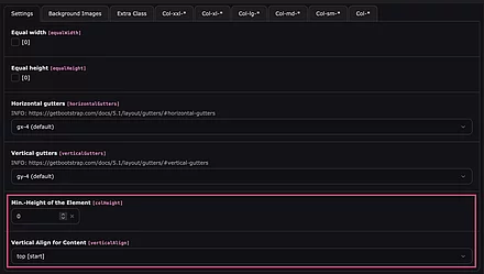 Height & Vertical align