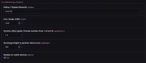 Flexform Settings