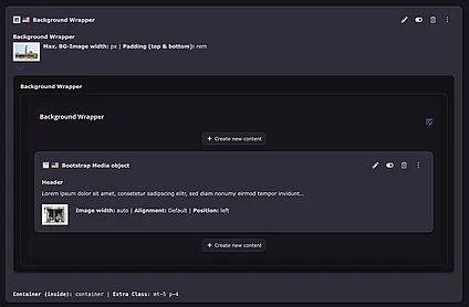 Mit Backend Preview & Footer Info
