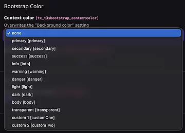 Context color