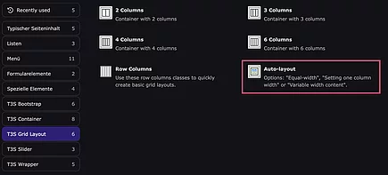 Auto-layout