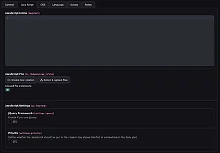 JavaScript inline