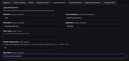 Backend Modul "T3SB Config"