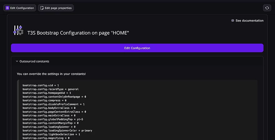 Ausgelagerte Konstanten